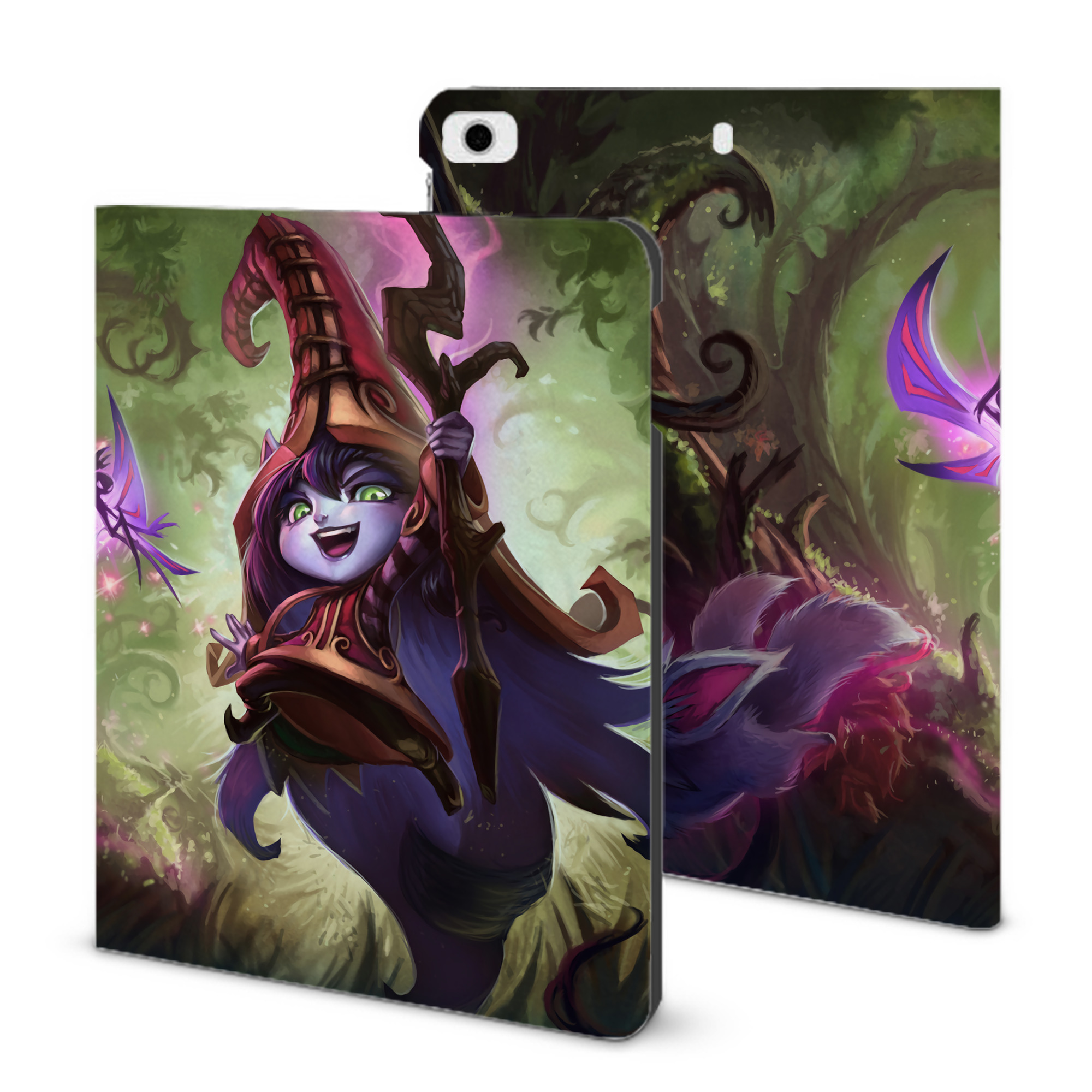 （画像用） リーグ・オブ・レジェンド League of Legends LOL IPad ケース ブック型 PUレザー TPU 耐衝撃 軽量 薄型 ペン収納なし 全面保護 IPad 各モデル対応